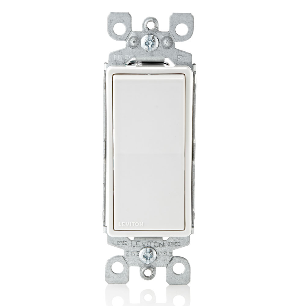 APAGADOR LEVITON BLANCO COMERCIAL 5601-2W